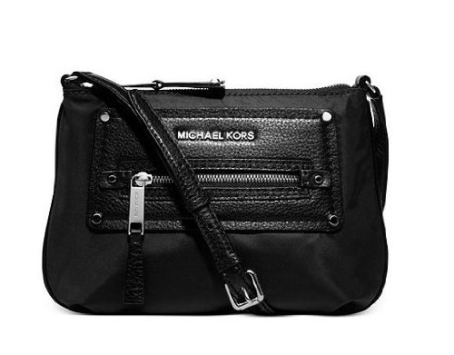 MICHAEL Michael Kors Gilmore Nylon Crossbody (Black)