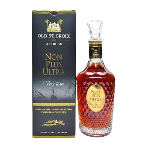 A.H. Riise Non Plus Ultra Very Rare | Premium Spirituose auf Rumbasis | Edles Design | Angenehmer, lieblicher Geschmack | 700 ml | 42% Vol