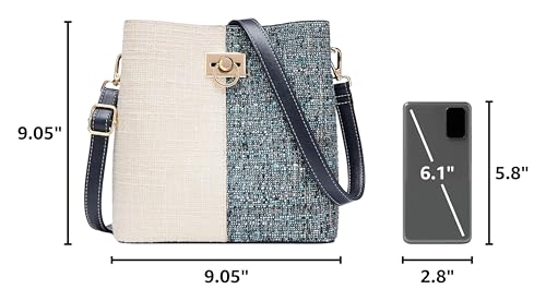 Bolso bandolera KALIDI de cuero vegano para mujer miniatura 3