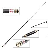 TengKo BNC Connector Dual Band VHF/UHF 144/430MHz Telescopic Replacement Antenna Retractable Dual Purpose Antenna 33.5’’ for Icom IC-V8 IC-V80 IC-V82 Kenwood TK300 TK310 TK320 Walkie Talkie - Image 2