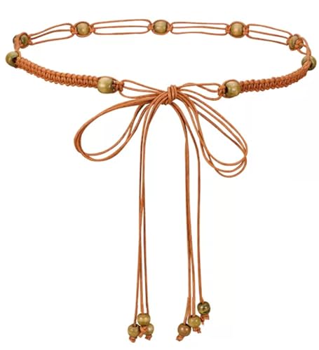 Women's tassel belt hand woven belt Women's Bohemian Style for Dress Western Cowgirl Sweater Belt