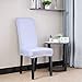 uxcell Dining Chair Cover,Stretch Bar Stool Slipcover Kitchen Chair Protector Spandex Chair Seat Cover for Home Decorative/Dining Room/Party/Wedding (Medium,White)