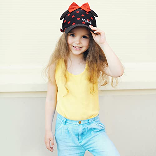 Disney Minnie Mouse Baseball Cap for Girls, Baseball Hat Ages 3-9 with Minnie Mouse Ears, Adjustable Girls Baseball Hat4