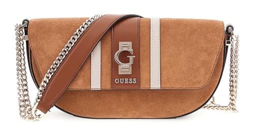 Sac à épaule GUESS Erenia Crossbody Cognac Multi