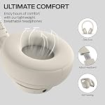Monster Mission 100 Bluetooth Headphones, On Ear Headphones with Immersive Bass, Crystal Clear Call, 40H Playtime, Bluetooth 5.4, Comfortable Fit Wireless Headset for Travel Work