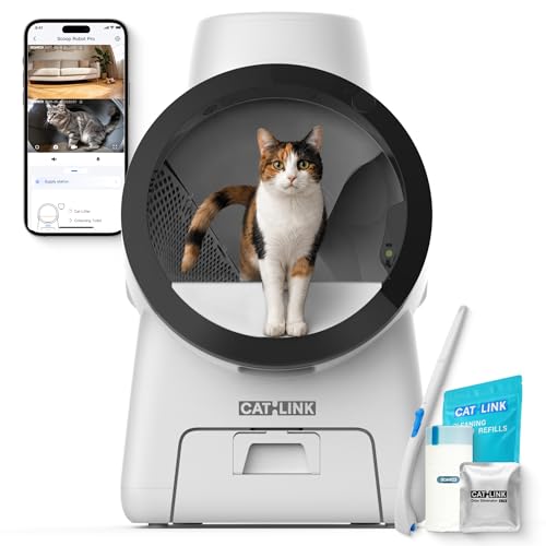 Image of CATLINK Scoop Robot Pro Self-Cleaning Litter Box, AI Cameras, 4L Refiller