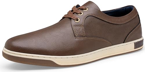 Image of Jousen Men's Fashion Sneakers Classic Retro Casual Shoes for Men Breathable Business Dress Sneaker
