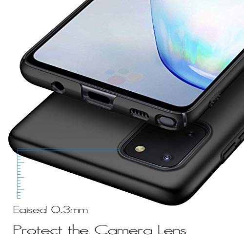 Image of Mobile Back Cover Case for Realme C17 (Silicone Case|CameraProtection|Black SC1510)