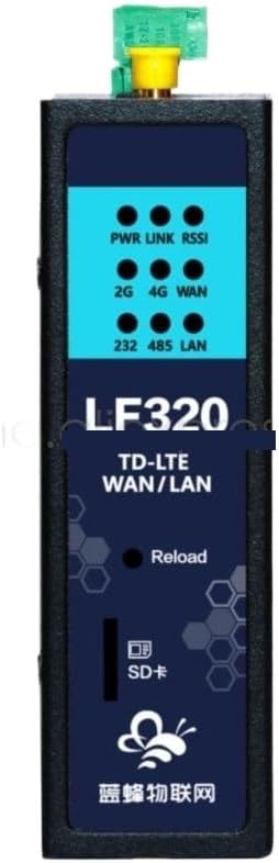 PLC HMI Remote Downloading Programming Monitoring Control Module IoT Gateway, RS232 RS485 LAN WAN Cloud Box DTU(LF320-EU)