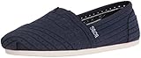 BOBS from Skechers Women's Plush-Urban Rose Flat, Urban Rose Navy, 10 M US