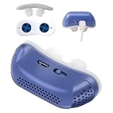 Maquina Apnea del Sueño Portatil, Mini Dispositivo Anti Ronquidos, Ayuda por Dormir, Solución for Ronquidos, Mejora la Respiración y Sueño para Dejar de Roncar