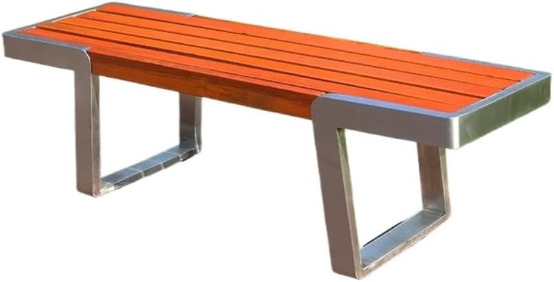 Outdoor Benches, Waterproof Stainless Steel Outdoor Bench - Park, Garden & Patio Seating,Bench for Outdoor
