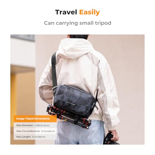 Image of K&F CONCEPT Camera Sling Bag Crossbody Bag Waterproof Camera Shoulder Backpack DSLR /SLR /Mirrorless Camera Case