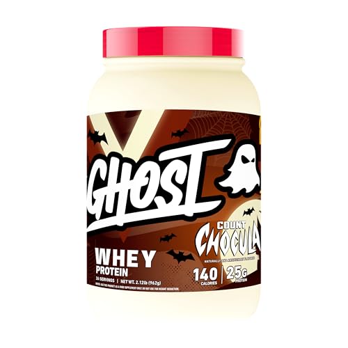 Image of GHOST Whey Protein Powder, Count Chocula - 2.12LB, 25G of Protein - Whey Protein Blend - Post Workout Fitness & Nutrition Shakes, Smoothies, Baking & Cooking - Soy & Gluten-Free