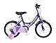 Wildtrak - 14 Zoll Fahrrad für Kinder von 3-5 Jahren mit Stützrädern – Lila, Lilac