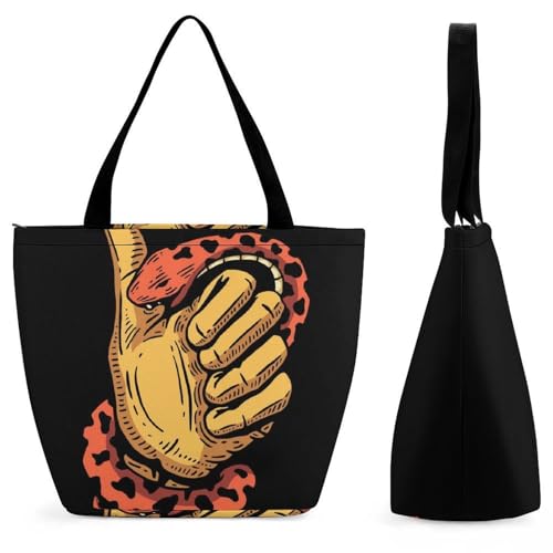 Sac à main pour femme serpent spacieux pour ne plus manquer de place en voyage