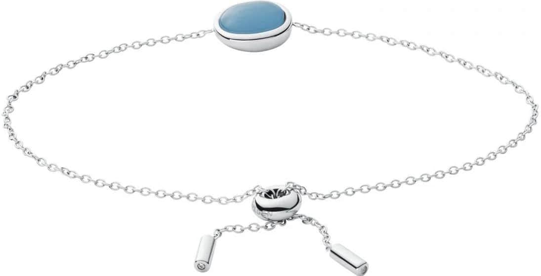 Skagen Sea Glass Damen Edelstahl mit Karabiner oder Schieberverschluss Armband