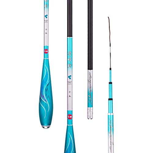 CJshop Teleskopische Angelrute Karausche Rod Ultraleicht Ultrafeine Kohlenstoff Karausche Hand Pole Teleskoptisch…