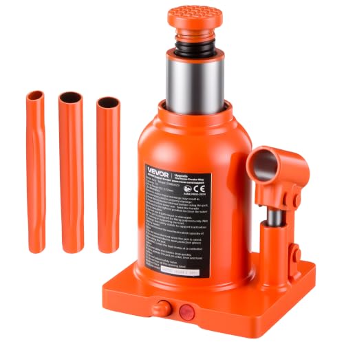Image of VEVOR Hydraulic Bottle Jack 12 Ton (26455.5 lbs) 5.98 inch-10.71 inch Lifting Range