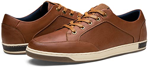 Image of Jousen Men's Fashion Sneakers Classic Retro Casual Shoes for Men Breathable Business Dress Sneaker