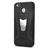 carcasa xiaomi redmi 4x pro  HOOMIL Negro Armor Funda para Xiaomi Redmi 4X Carcasa Shock-Absorción Silicona Case - Negro (H3285)