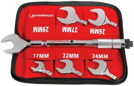 Set Chiavi Dinamometriche Rothenberger 17-29 Mm - 6 Inserti, Valigetta, Coppia 10-70 Nm - Foto 9