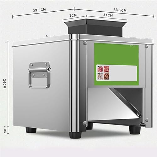 Máquina cortadora eléctrica de carne inoxidable 15 mm miniatura 7