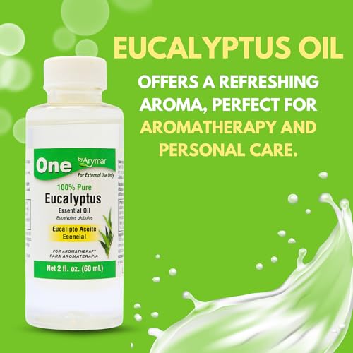 Aceite esencial de eucalipto 100% puro Arymar pack 3x2 fl oz miniatura 3