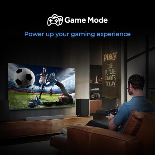 تلفزيون ذكي S80F طراز 2024 H55S80F من هاير بتقنية QLED وشاشة 55 بوصة، دقة 4K - تقنية صوت دولبي - جهاز استقبال مدمج - لون أسود