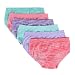 Fruit of the Loom Big Girls' 6 Pack Seamless, Brief - Assorted, 14/16