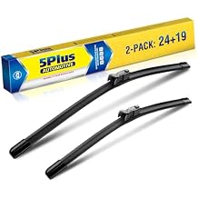 24"+19" Windshield Wiper Blades Replacement For VW Volkswagen Passat 2010-2006 Jetta 2010-2007 Eos 2016-2006 Golf 5 Golf 6,Automotive Replacement Windshield Wiper Blades For My Car-Top Lock 19mm
