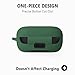 Geiomoo Silicone Case for Anker Soundcore P30i, Protective Cover with Carabiner (Emerald Green)