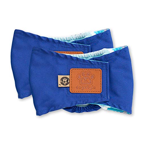 Preisvergleich Produktbild PETCUTE Hundewindeln Waschbare Bauchband für Männliche Hunde Hund Hygieneunterhose 2er Pack Hund Windeln wiederverwendbar