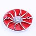 Glixal Lightweight Racing Drive Face Fan for GY6 125cc 150cc 180cc 200cc 152QMI 157QMJ Engine Based Scooter Moped ATV Go-Kart Quads (Red)