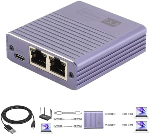 ZORBES® Ethernet Splitter, 1 Input to 3 Output RJ45 Network Splitter ...