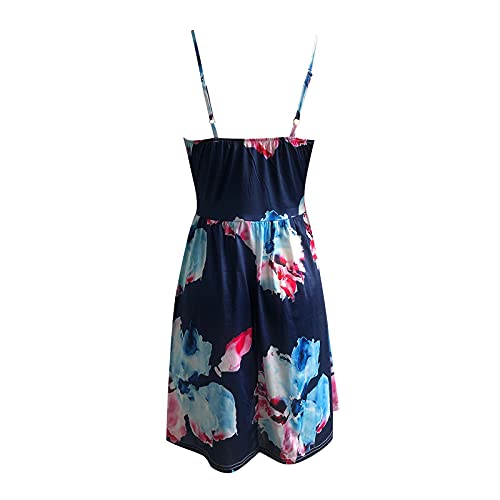 Robe décontractée col en V sans manches pour sublimer votre silhouette