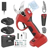 電動剪定バサミ 【山本造園会社監修】剪定バサミ 18V切断径30mmのコードレス充電式剪定バサミ 2段階開き角度調節可 マキタ18V互換 3000mAh大容量バッテリー付き PSE認証取得済み 切断回数と残量表示ディスプレー ブラシレスモーター搭載切れ味良い 日本語取扱説明書付き 人気 2024年新モデル 剪定鋏