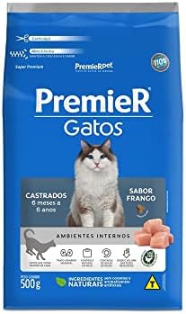 Premier Pet Ração Gatos Cadastrados 6 Meses A 6 Anos Ambientes In...