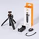 Mini Stativ,K&F Concept MS02 Selfie Stick Tischstativ,Desktop Vloggingstativ mit 360° Kugelkopf,Handystativ mit Handyhalterung, für DLSR Canon Nikon Sony DJI Osmo Pocket 3
