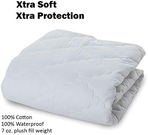 Vista 4 de Protector de colchón impermeable, acolchado, funda de colchón, protector de colchón King