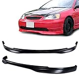 [GT-Speed] Compatible/Replacement for Type-R Style PU Front Bumper Lip, 2001-2003 Honda Civic...