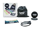 Bullet Point 1 BANDAS THERABAND: Este set de 5 bandas elásticas de resistencia Extra Light, Light, Medium Heavy, Heavy y Extra Heavy podrá tener un entrenamiento completo y mantenerse en forma.