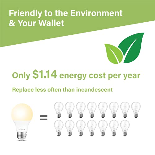 Sigalux A19 Led Light Bulb Energy Star Certified, 75 Watt Equivalent, Dimmable Led Bulb Soft White 2700K 1100Lm 11.5W, E26 Standard Led Bulbs, Ul Listed, 6 Pack #TOP3