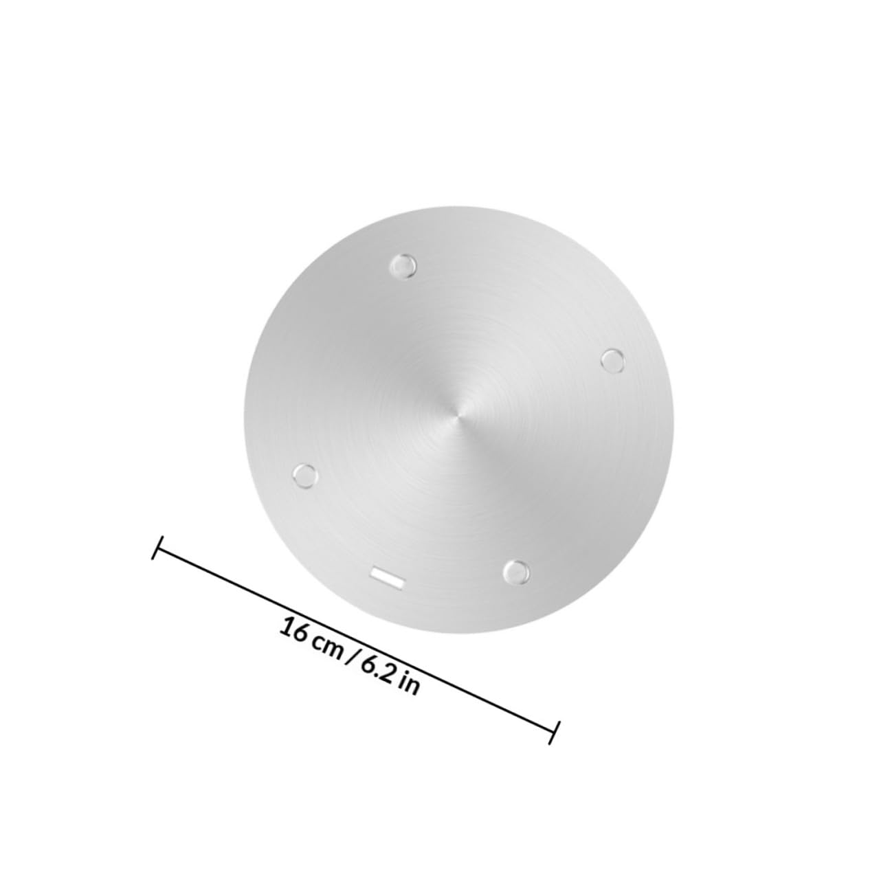 Placa Difusora de Calor de Acero Inoxidable 160mm Asa para Cocina de Inducción y Gas Adaptador Térmico para Utensilios de Cocina Compatibles Placa Calefactora Versátil