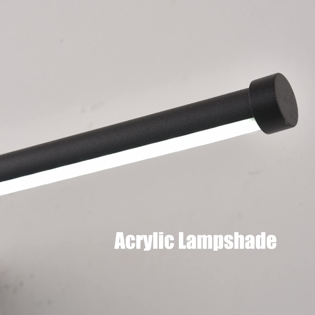 Moderne LED Wandleuchte 50cm mit Bewegungsmelder 10W 600lm Spiegelleuchte Badleuchte mit Schalter, weißes Licht 6000K, Bilderbeleuchtung und Wandleuchten