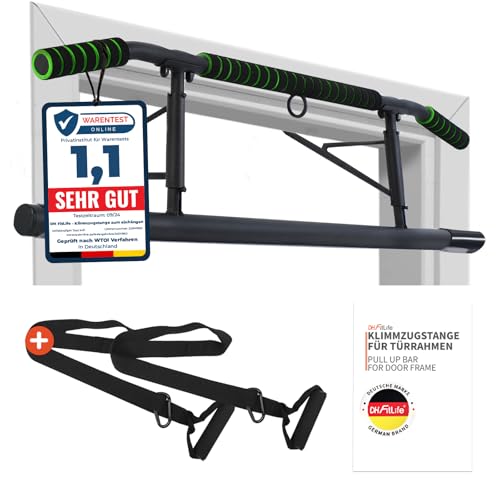 DH FitLife Klimmzugstange Türrahmen ohne Schrauben | Pull up bar Doorway |...