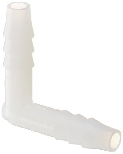 Parker Hannifin 365HB-4N - Codo de unión de nailon par-púas, ángulo de 90 grados, lengüeta de manguera de 14 pulgadas x lengüeta de manguera de 14