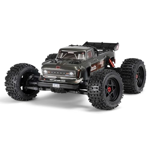 Image of ARRMA RC Truck Outcast 4X4 4S BLX 1 /10TH 4WD Stunt Truck RTR (Battery and Charger Not Included), Gunmetal, ARA4410V2T3