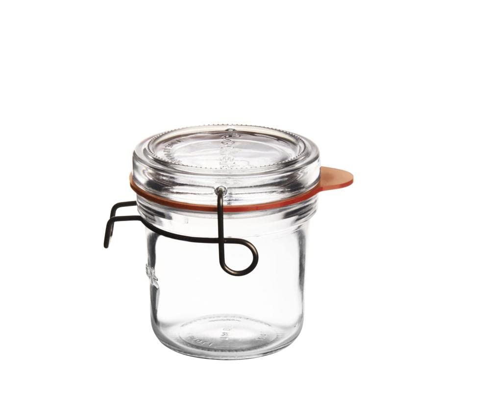 Luigi Bormioli Lock Eat Canning, Preserving & Serving Food Jar, 11.75 oz