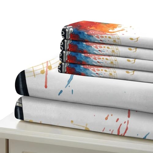 Housse de couette agrumes microfibre douce et zippée 200x200 - 7